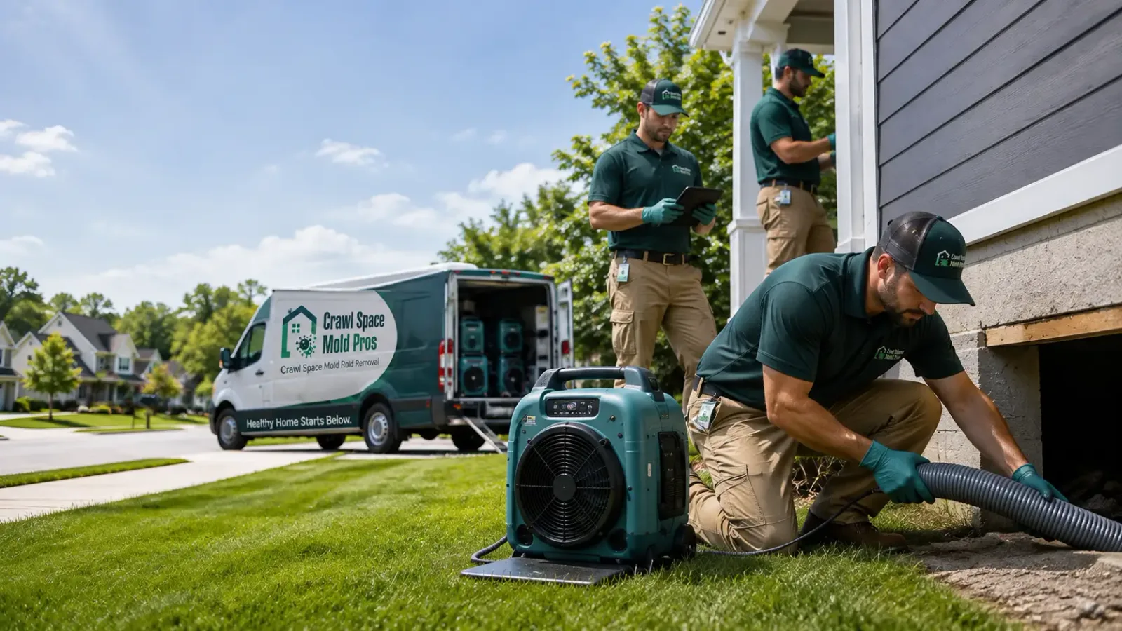 Crawl Space Mold Removal in Lake Grove, NY
